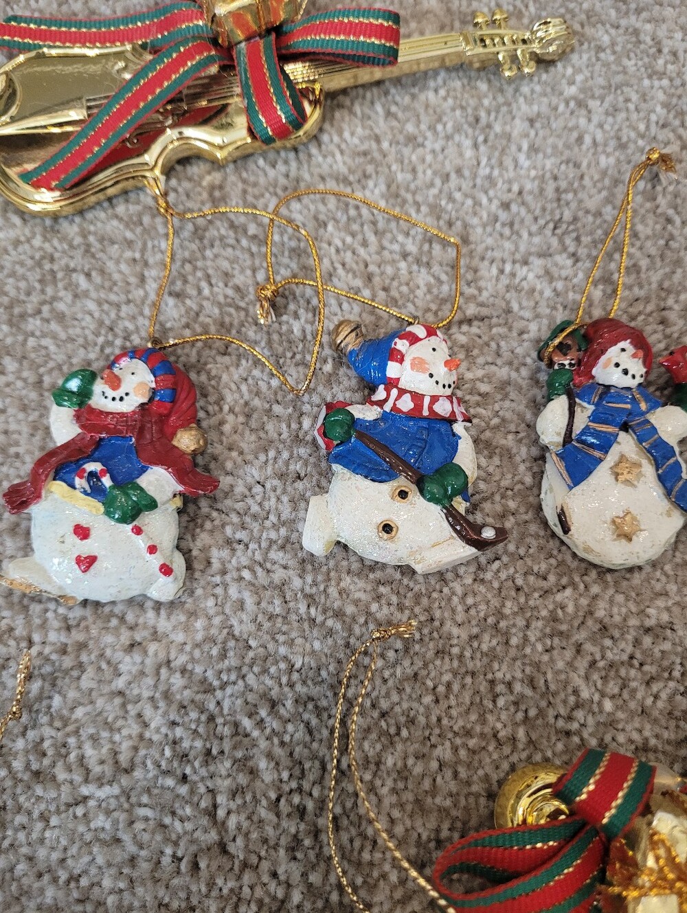 Christmas Holiday Tree Ornaments 9 Peices - Picture 2 of 3